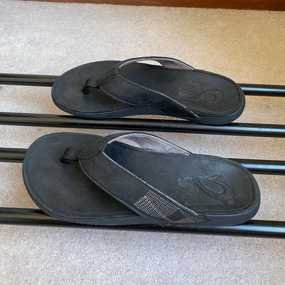 OLUKAI Men Tuahine Waterproof Premium Leather Sandals - NEW NWOB main image 4